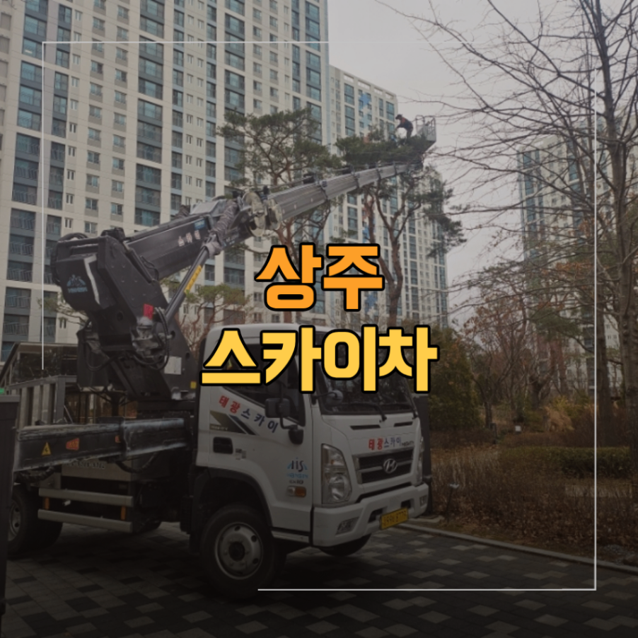 상주 스카이차 다양한 고소 작업 현장 별 확인 조건
